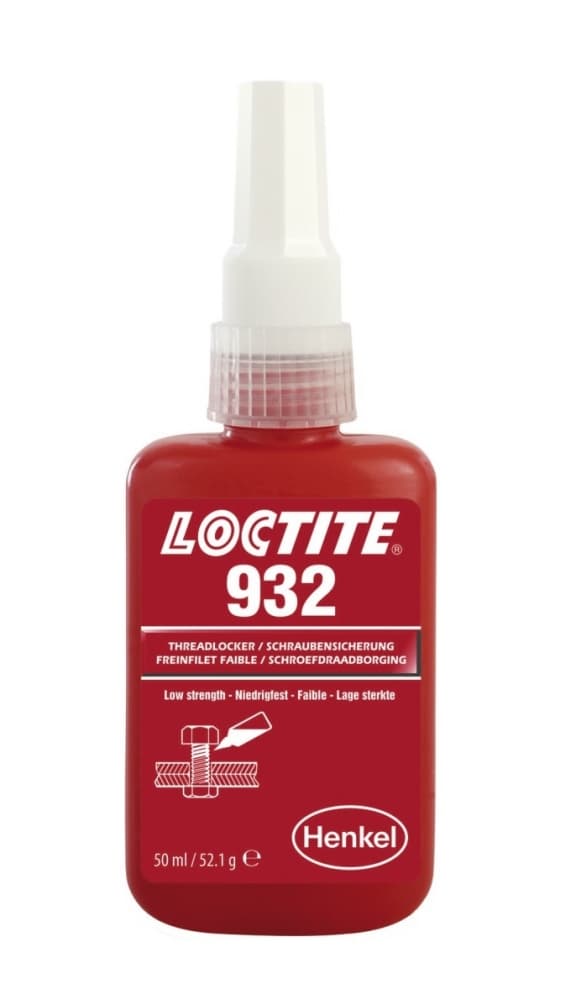 Loctite 932 Threadlocker for electronics low strength brown 50ml