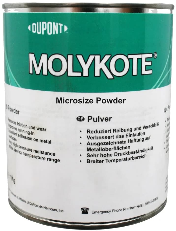 Molykote Microsize Powder MoS2 Solid Lubricant 1 kg